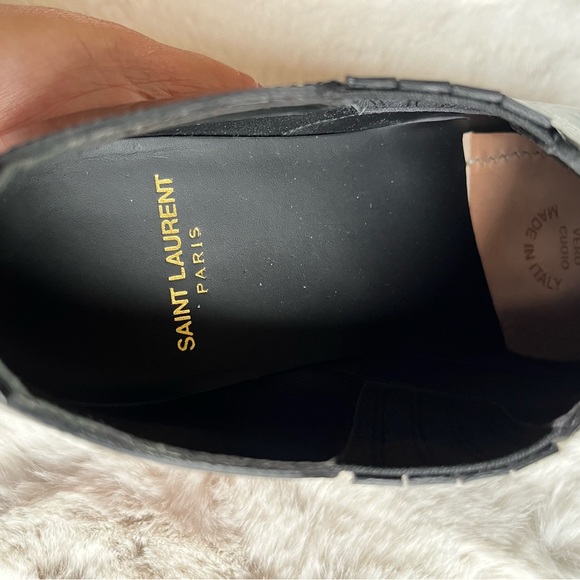 NEW Saint Laurent Connor 10 Chelse Booties - Picture 13 of 15